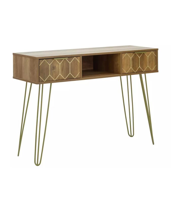 GFW Orleans Gold Console Table 39.5x115cm
