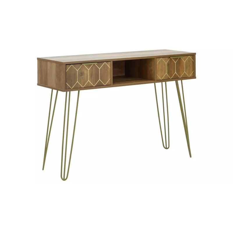 GFW Orleans Gold Console Table 39.5x115cm